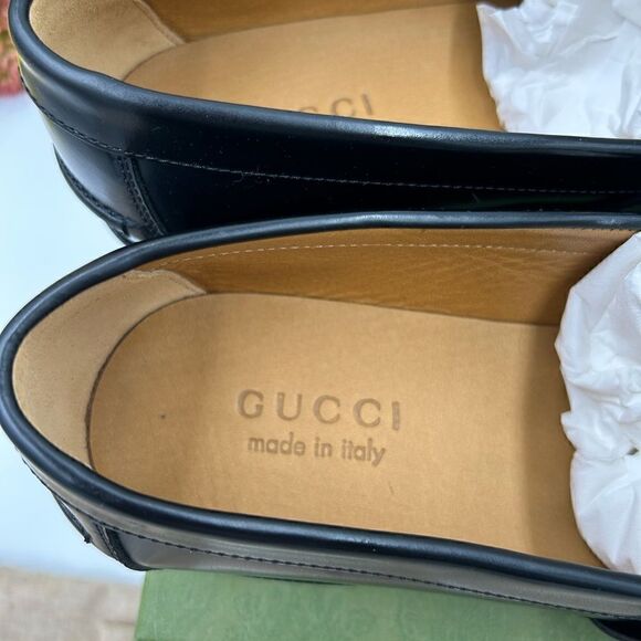 Men’s Gucci interlocking G loafers size 7 fits 8US made in Italy - Picture 6 of 10